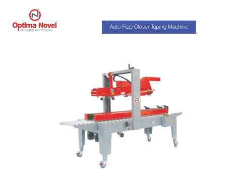 optimanovel™  Carton Sealer  -  Auto Flap Closer - Optimanovel Packaging Technologies