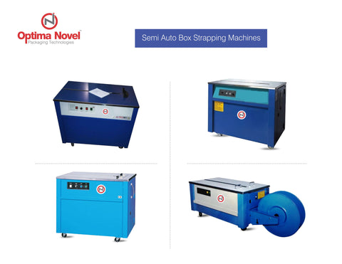 optimanovel ™ Semiauto PP Strapping machines - Optimanovel Packaging Technologies