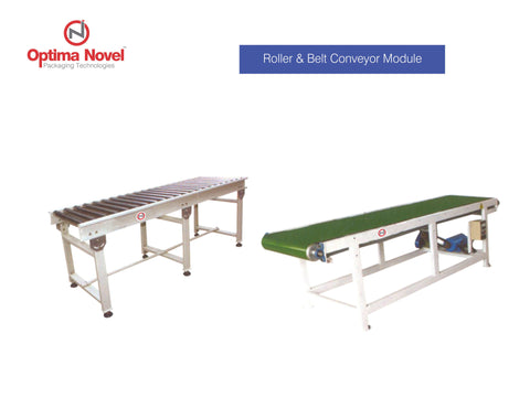 optimanovel "Roller & Belt Conveyor Module" - Optimanovel Packaging Technologies