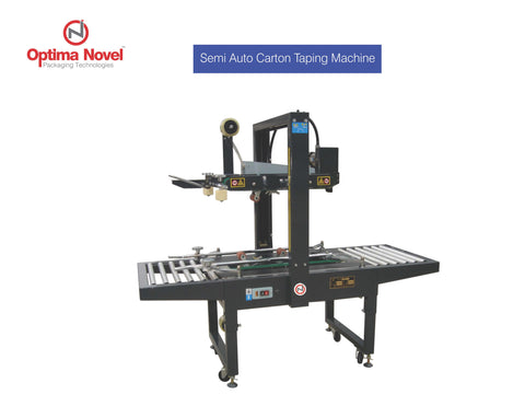 optimanovel™ Carton  Taping Machine (pneumatic operated) - Optimanovel Packaging Technologies